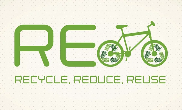 Concept illustratie van recycling — Stockvector