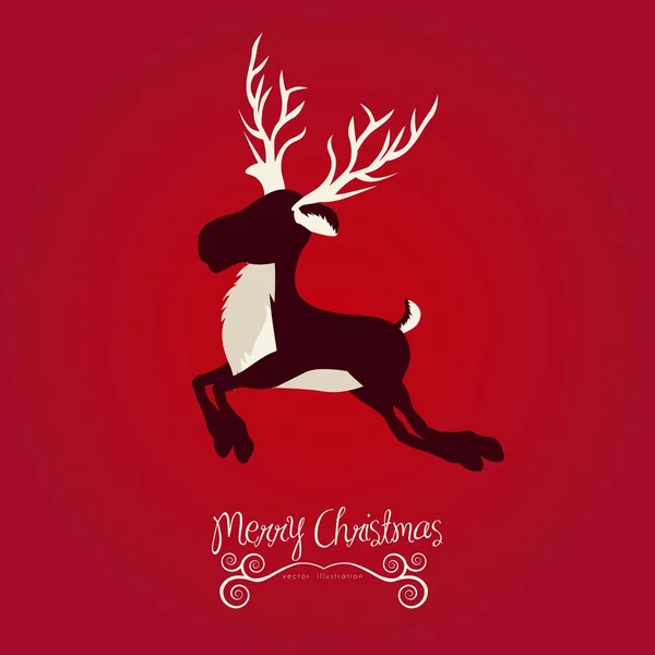 Christmas renar — Stock vektor