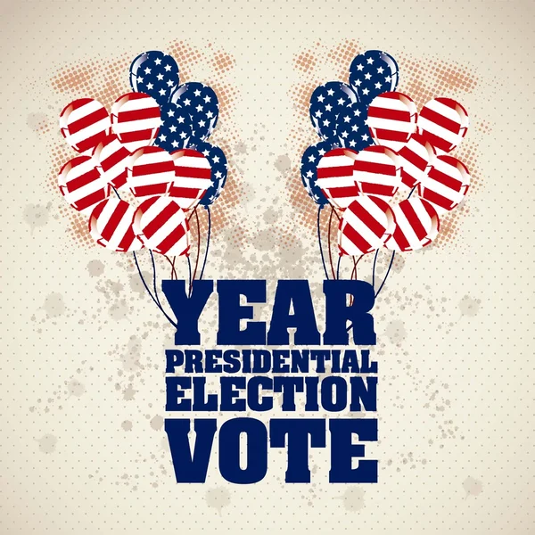 Illustration des élections américaines — Image vectorielle