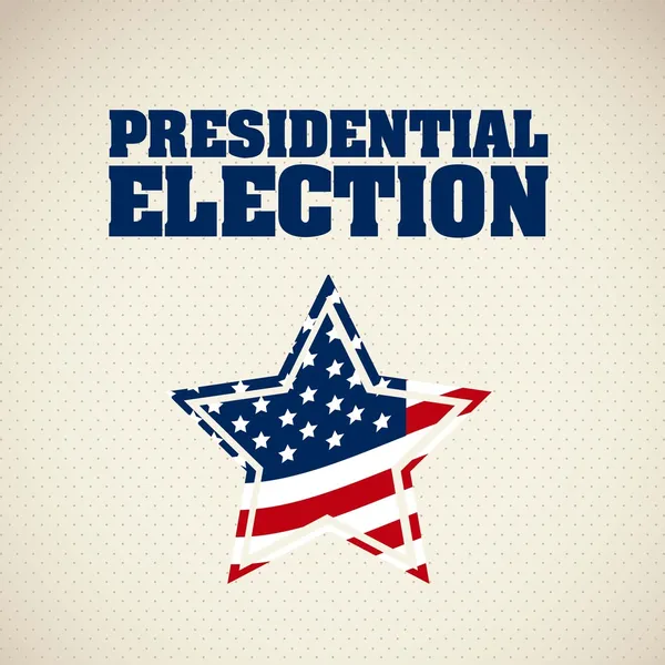 美国选举的插图 — 图库矢量图片