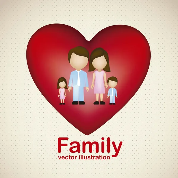 Family icons — Stock Vector