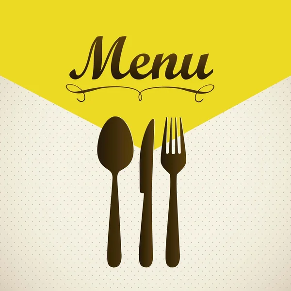 Menu restaurace — Stockový vektor