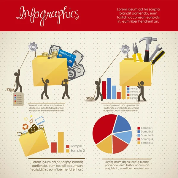 Infografik — Stockvektor