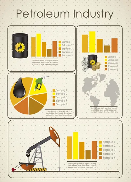 Infografica — Vettoriale Stock