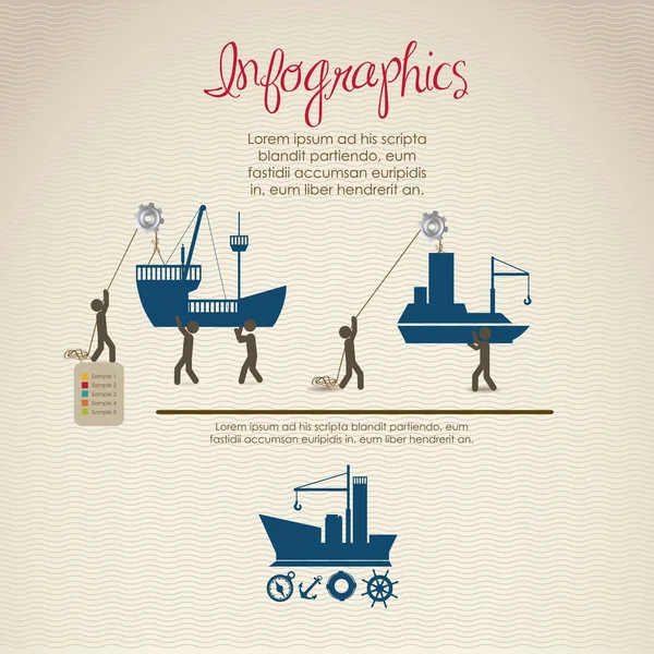 Infografika — Stockový vektor