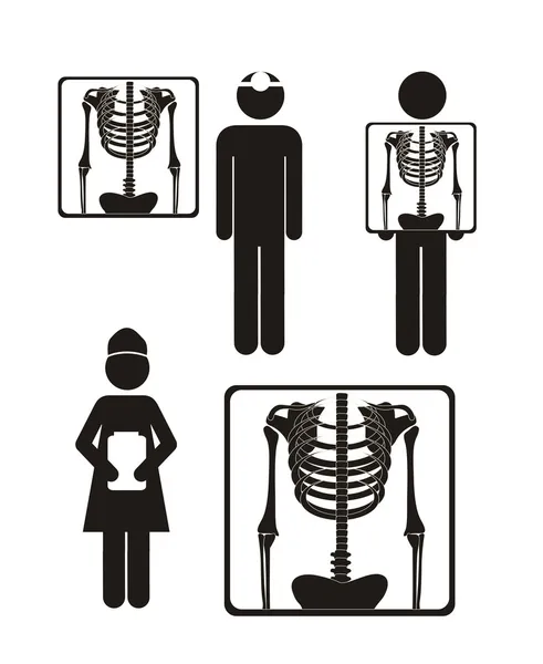 Símbolo de rayos X — Archivo Imágenes Vectoriales