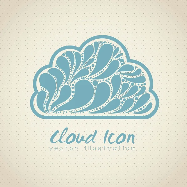 Cloud Icon — Stock Vector