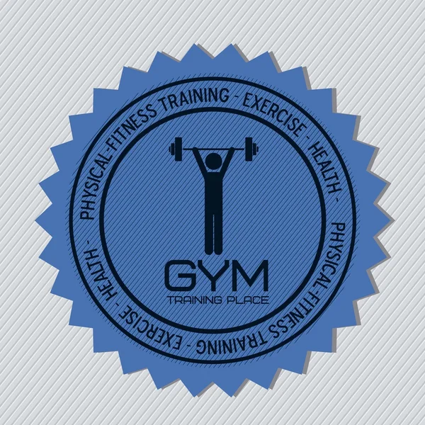 Gym Icons — Stock Vector