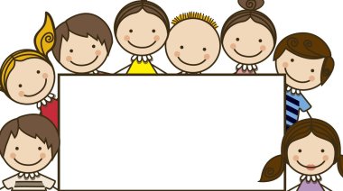 çocuklar kutsal kişilerin resmi