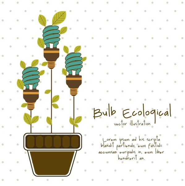 Energiebesparing — Stockvector