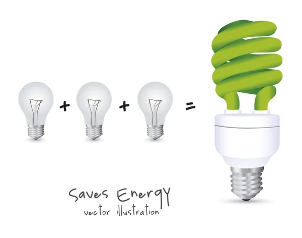 Энергосбережение — стоковый вектор