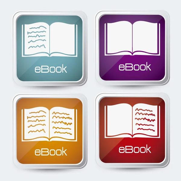 Descargar ebook — Vector de stock