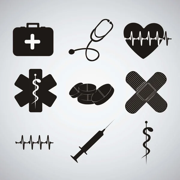 Vetor logotipo médico —  Vetores de Stock