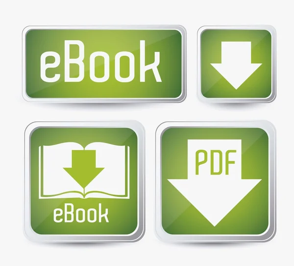 Descargar ebook — Vector de stock