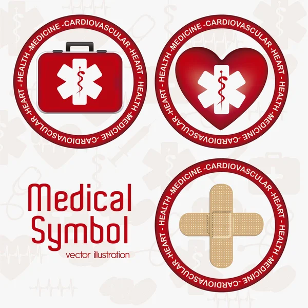 Medizinischer Logo-Vektor — Stockvektor