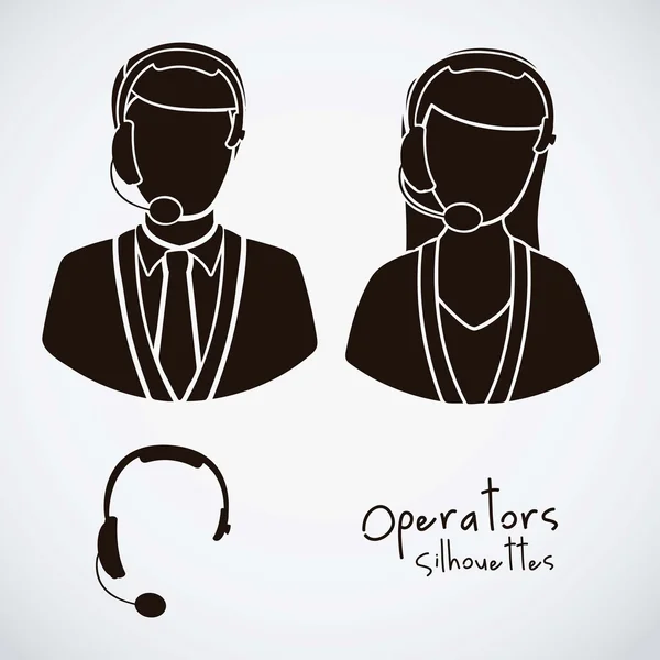 Operators — Stock Vector