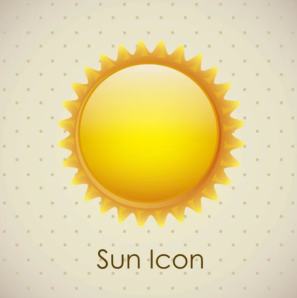 Sun icons — Stock Vector