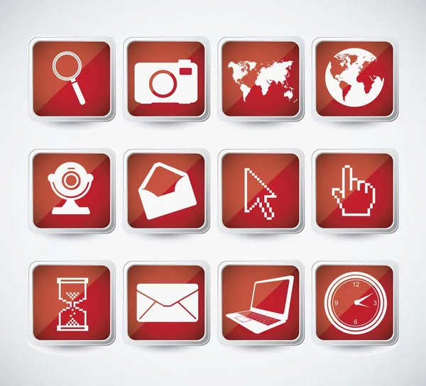 Icons set — Stock Vector