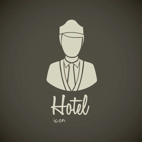 Iconos del hotel — Vector de stock