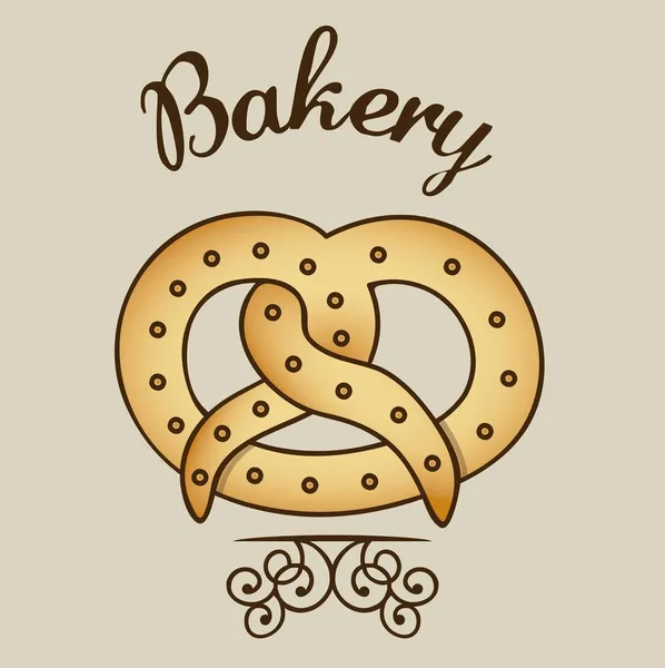 Ícone da padaria — Vetor de Stock