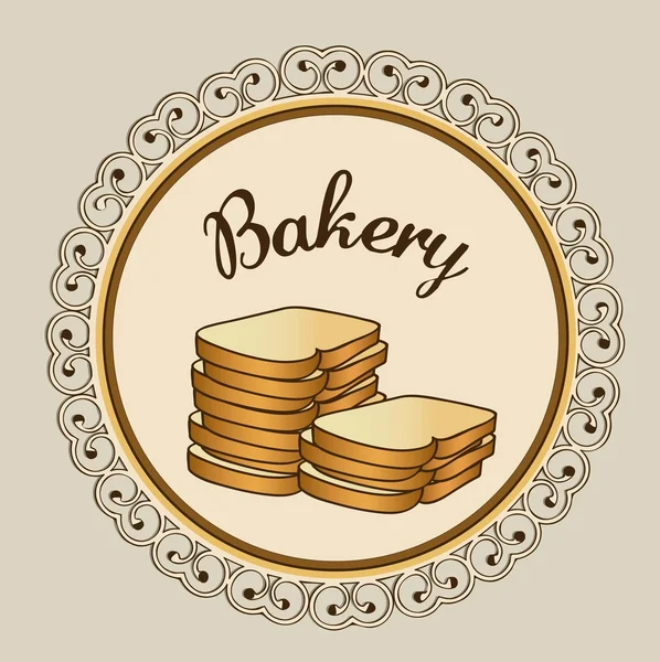 Bäcker-Ikone — Stockvektor