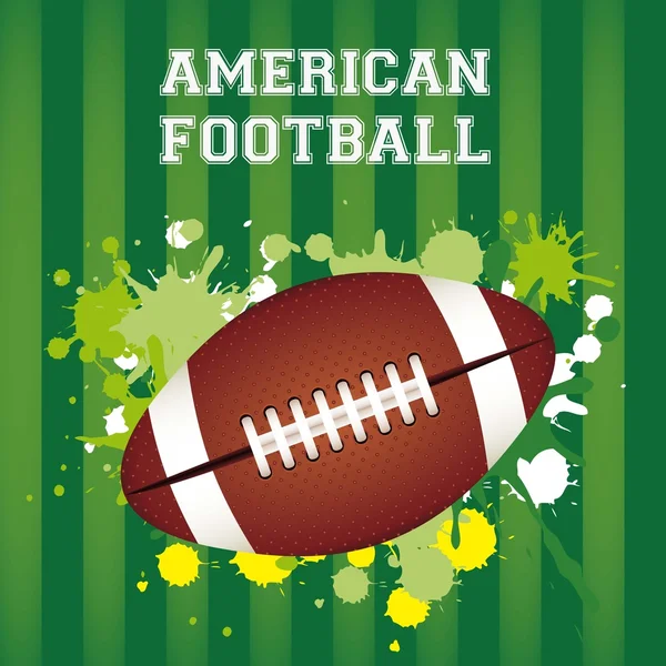 American football — Stock Vector