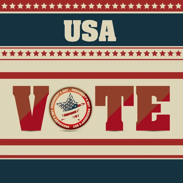 Ψήφου στις ΗΠΑ — Διανυσματικό Αρχείο