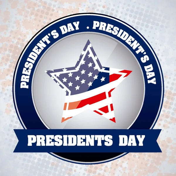 President's Day in USA — Stock Vector