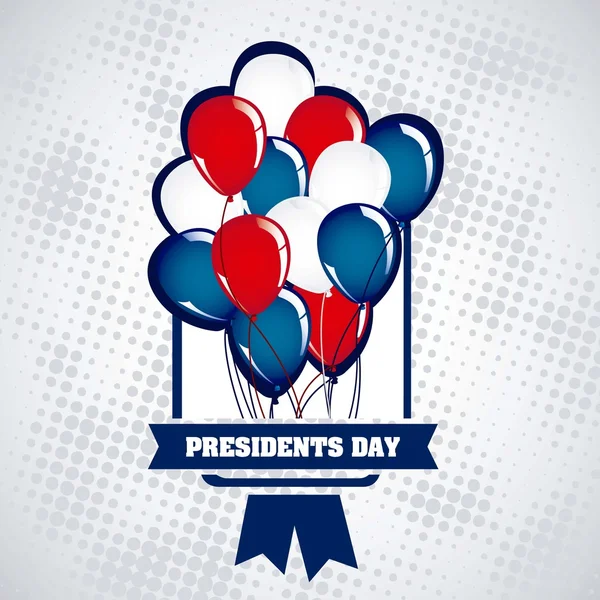 Jour du Président aux Etats-Unis — Image vectorielle