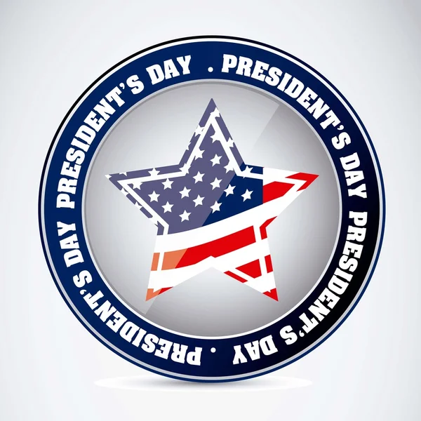 Ημέρα του Προέδρου στις ΗΠΑ — Διανυσματικό Αρχείο