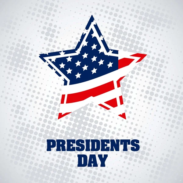 President's Day in USA — Stock Vector