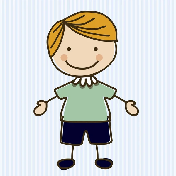 Cartoon boy — Stock Vector