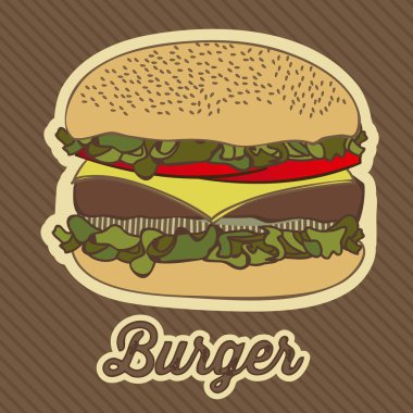 Vintage burger