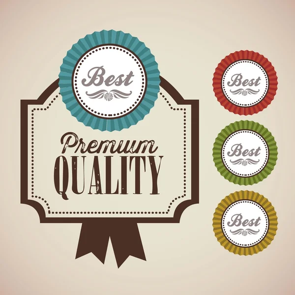 Étiquettes Premium — Image vectorielle