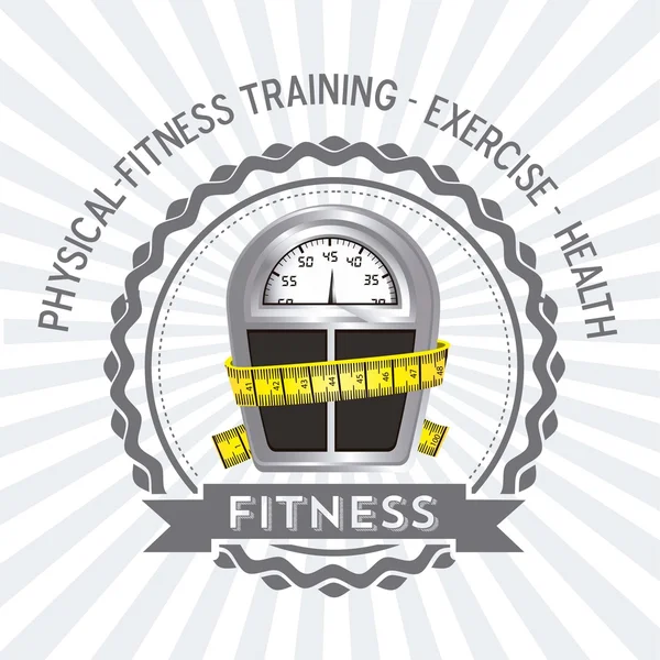 Iconos de fitness — Vector de stock