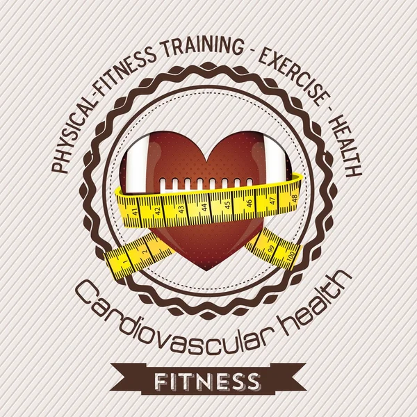 Iconos de fitness — Vector de stock