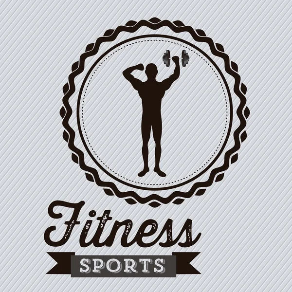 Fitness-Ikonen — Stockvektor