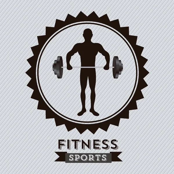 Icônes de fitness — Image vectorielle