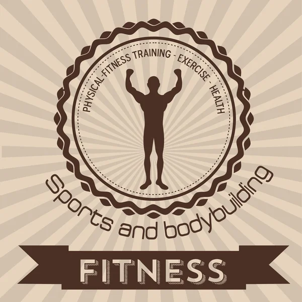 Fitness Pictogrammen — Stockvector