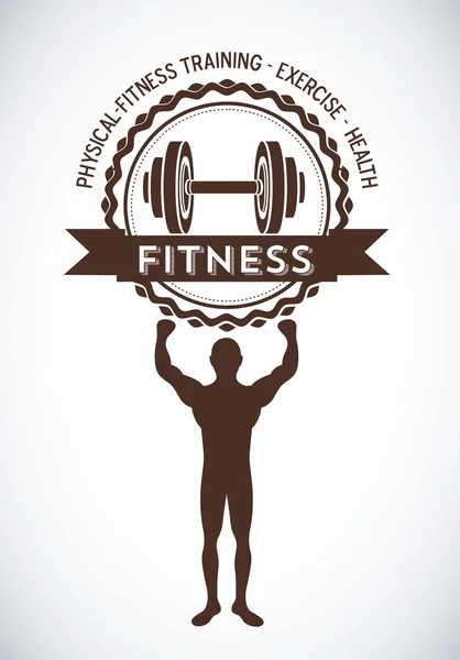 Iconos de fitness — Vector de stock