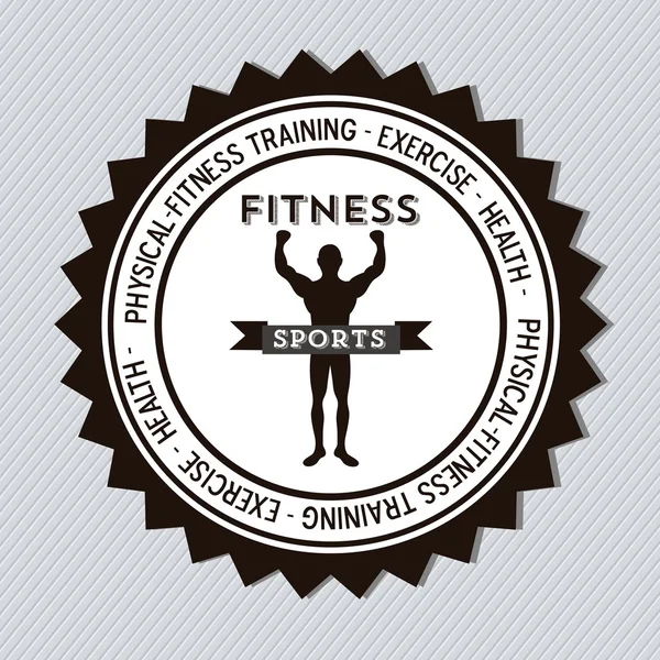 Iconos de fitness — Vector de stock