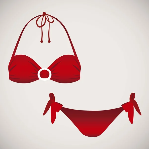 Bikini pictogram — Stockvector