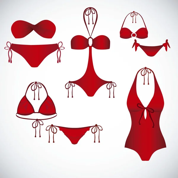 Bikini pictogram — Stockvector