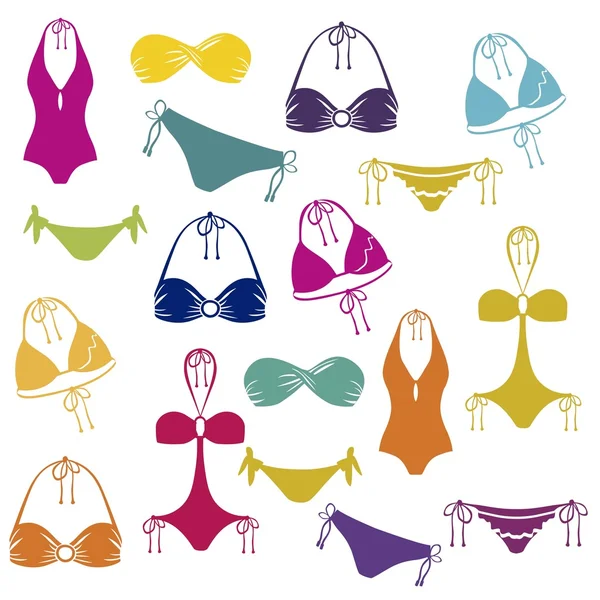 Icône de bikini — Image vectorielle