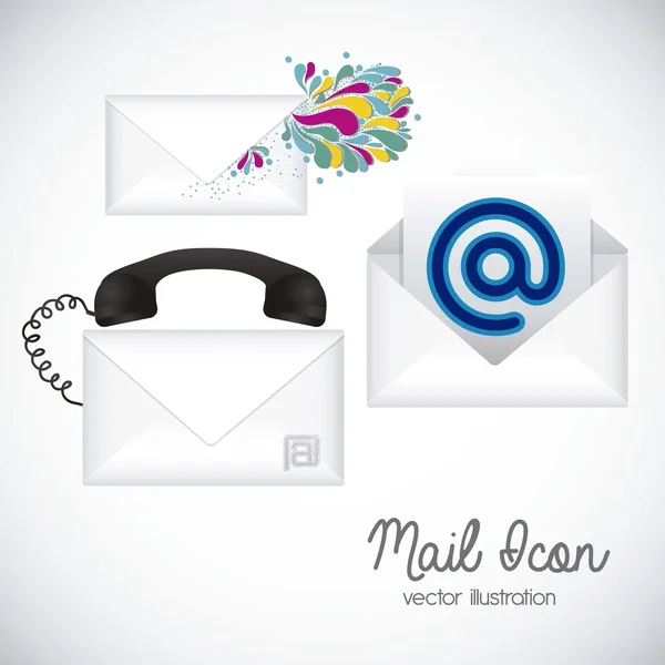 Mail-Symbol — Stockvektor