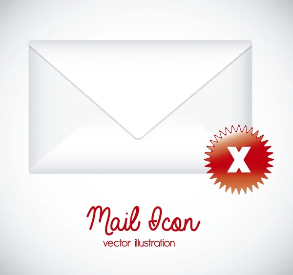 Ícone de correio —  Vetores de Stock