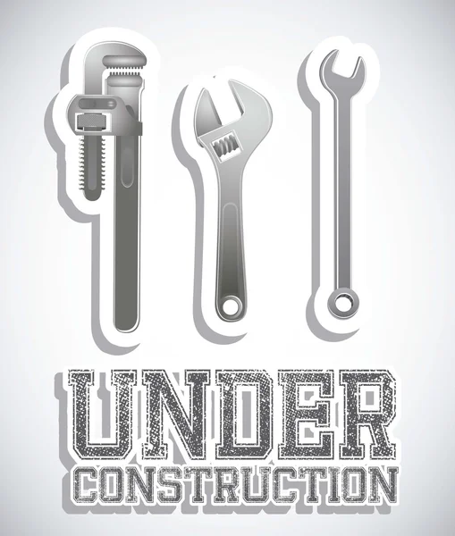 En construcción — Vector de stock