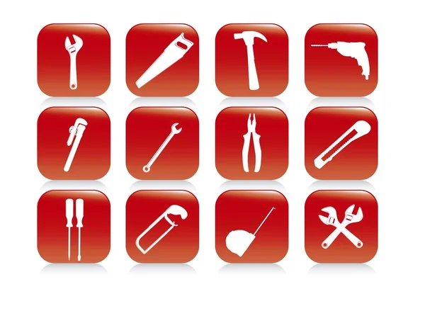 Construction Icons — Stock Vector