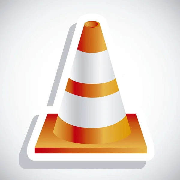 Traffic cones — Stock Vector