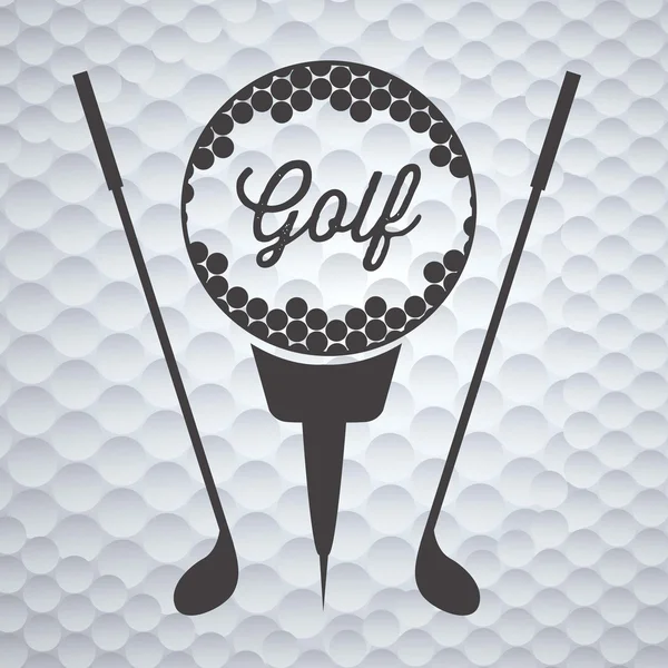 Golf pictogrammen — Stockvector